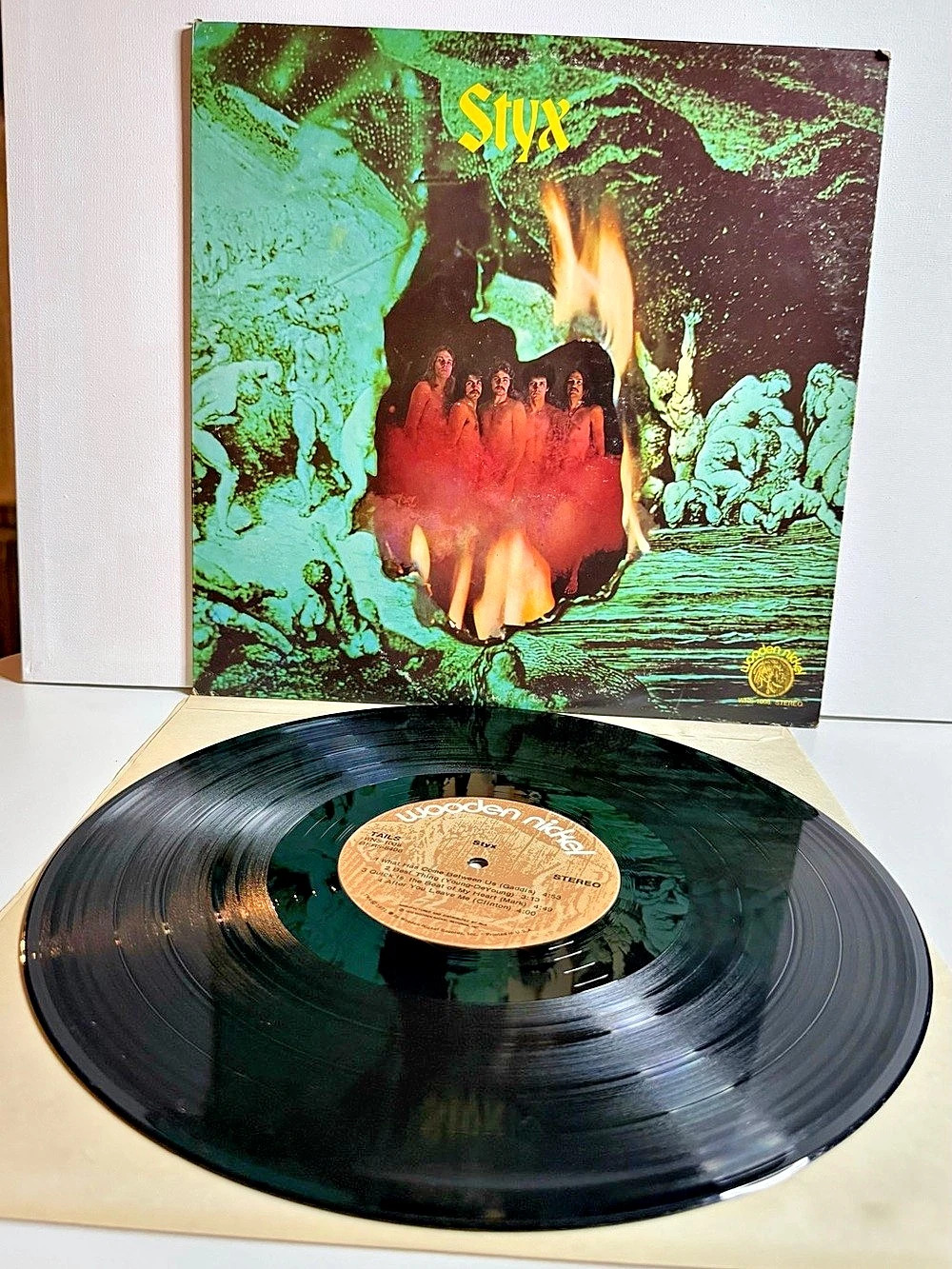 Styx (Self-Titled Debut Album) Vinyl Record Black & Green